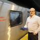 University of Toronto professor Greg Evans measure air pollution on a Toronto subway platform. (Image: Tyler Irving)